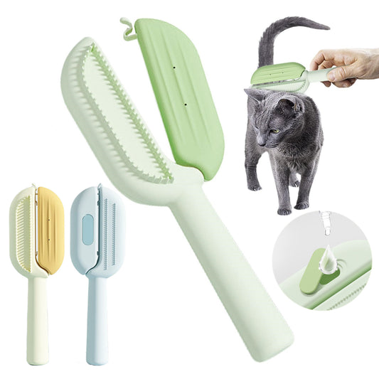 3 In 1 Self-Cleaning Massage Combs Floating Hair Removal Brush Pets Grooming Brush With Water Tank Pet Pro